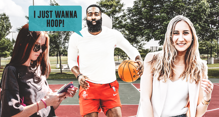Harden, que no era cercano a una mujer cuando era niña